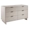 Manhattan Comfort Granville 55.07 Double Wide Dresser in Light Grey DR-5036 - alternate 6